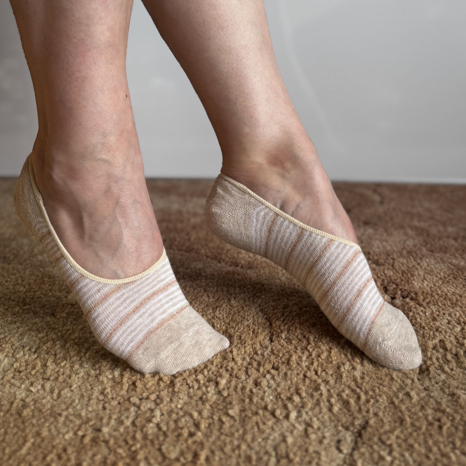 Worn Ped No Show Socks 2 days wear