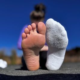 Morning workout by the water