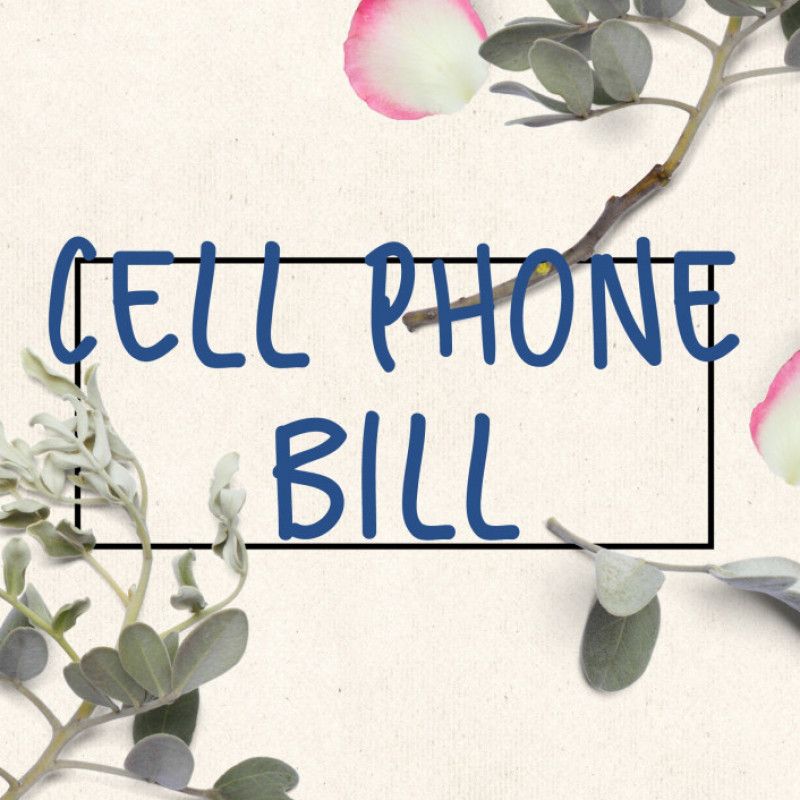 Monthly Cell Phone Bill