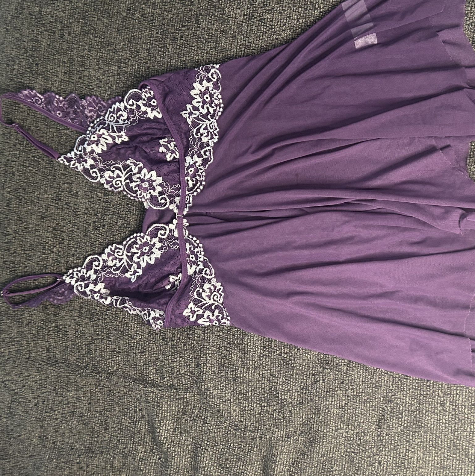 Purple lingerie dress