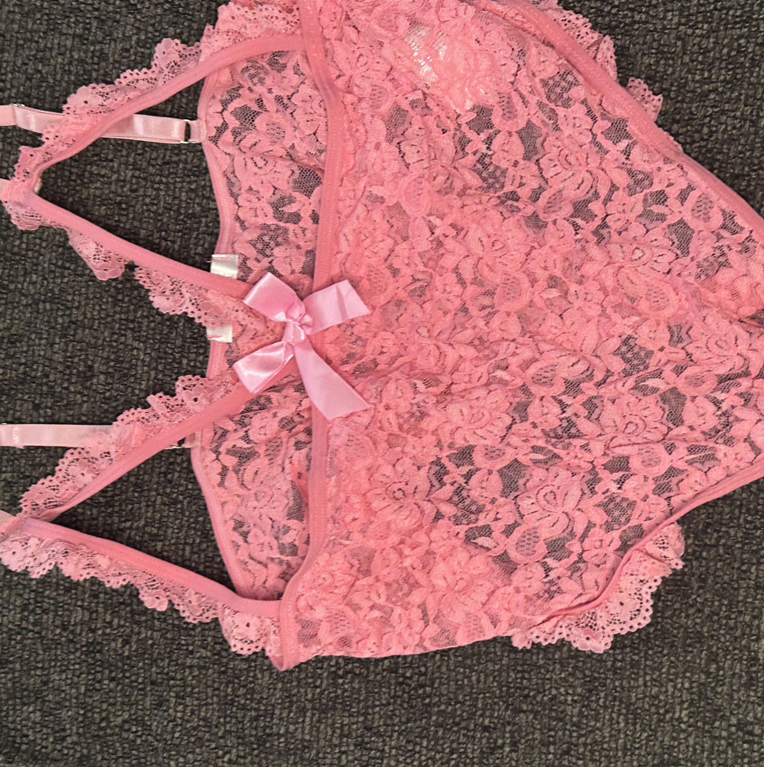 Sexy 1 piece crotchless fit