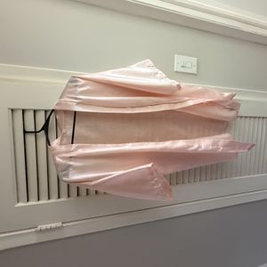 Light pink silk robe