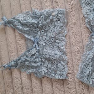 Blue Lace Lingerie