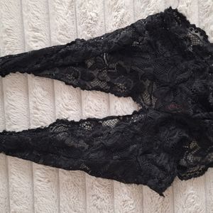 Black Lace Body Suit