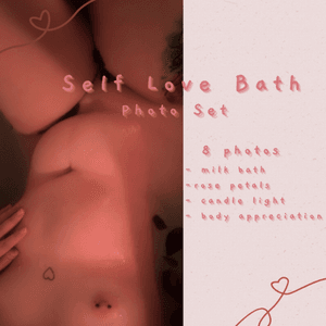 self love bath photo set