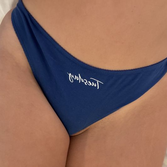 Blue Tuesday thong