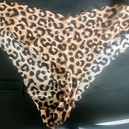 Leopard panties With my cum