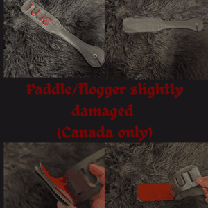 Slut Paddle Red and Black