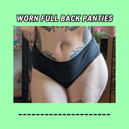 WORN PANTIES BLACK