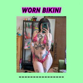 WORN PINK BIKINI