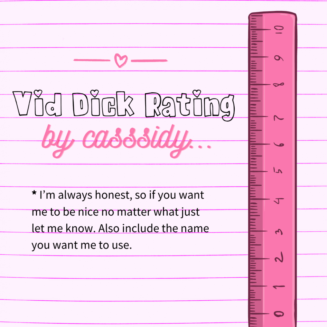 Personalized dick or cum rating