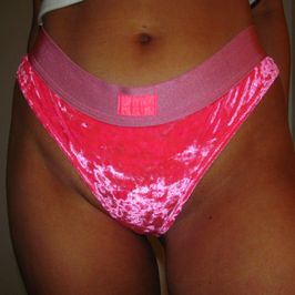 VS velvet thong