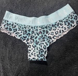 Blue Leopard Lace Panties