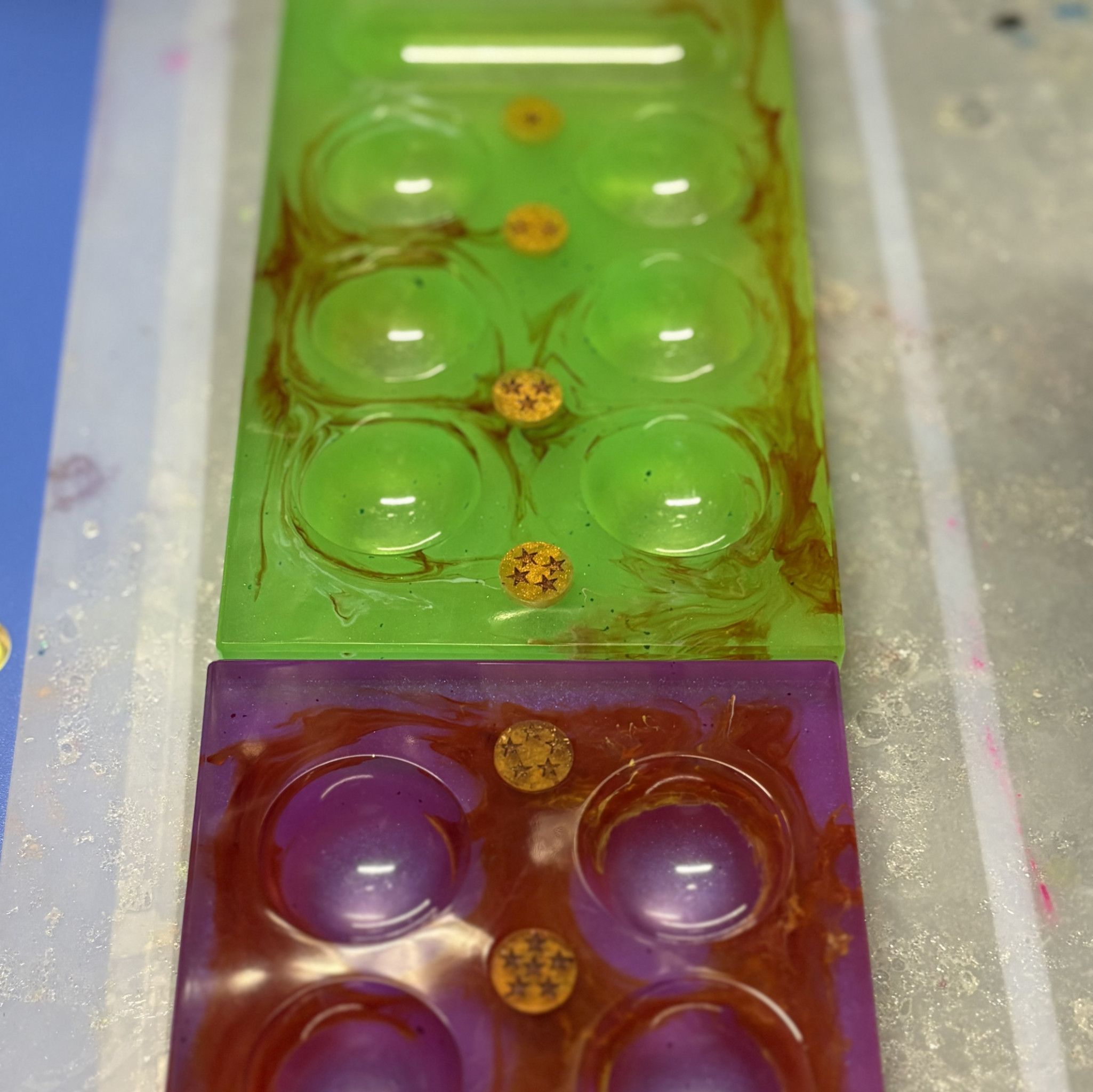 Custom handmade manacala board game