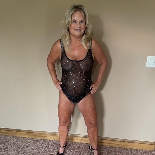Karmas a bitch one piece black lingerie
