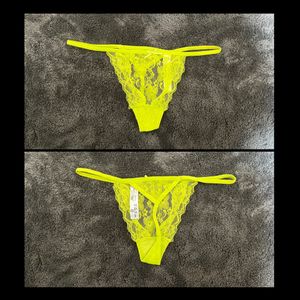 NEON YELLOW G STRING T6HONG