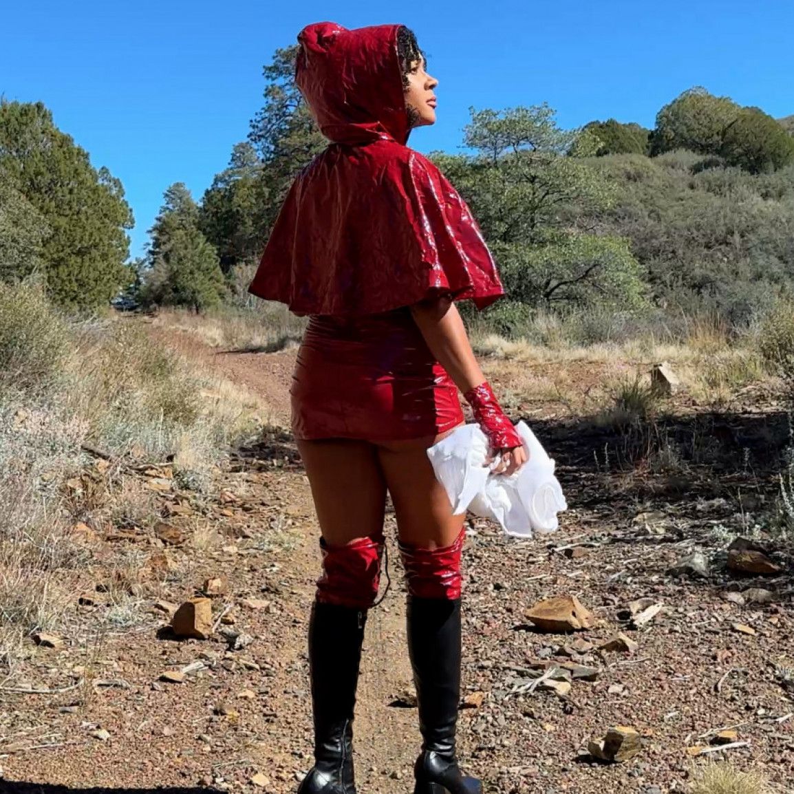 My red riding hood costume