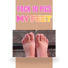 Pack 10 pics of my feet