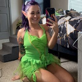 Green fairy dress