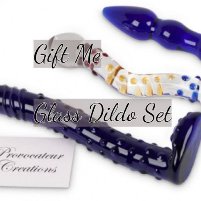 Gift Me: Glass Dildo Set
