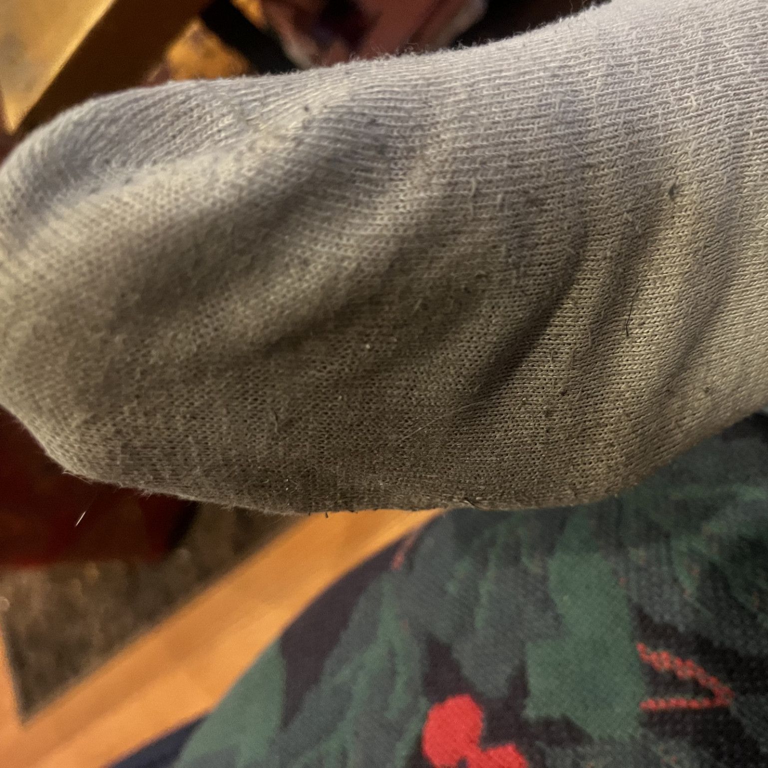 Stinky white socks