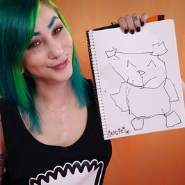 Foot Drawn Gummy Bear