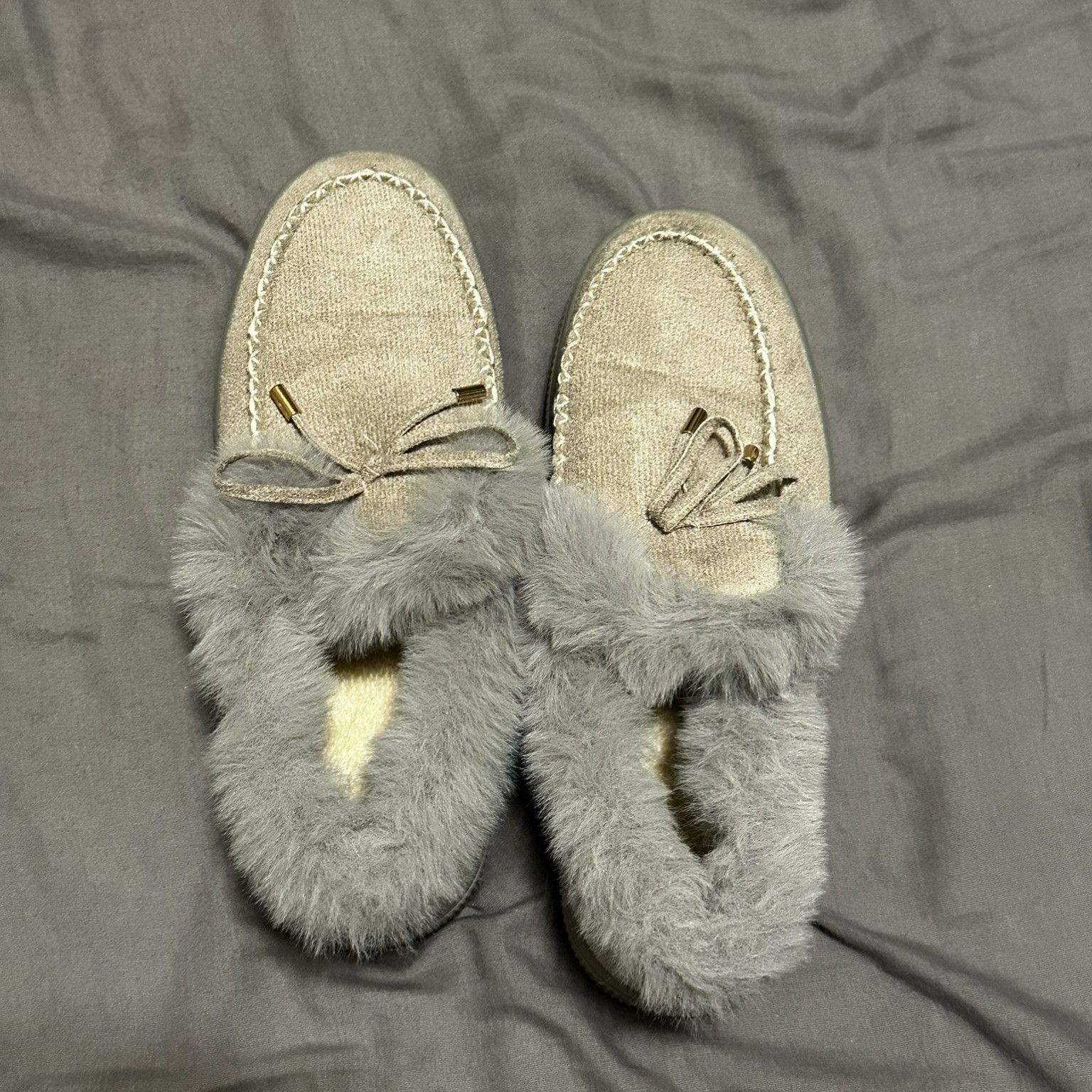 Fuzzy slippers
