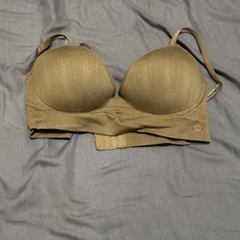 Tan padded bra