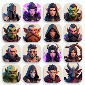 SFW RPG game Button