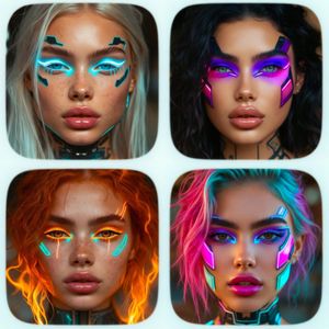 SFW Cyberpunk women avatar
