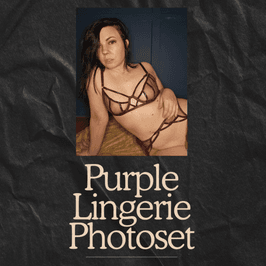 Purple Lingerie Photoset