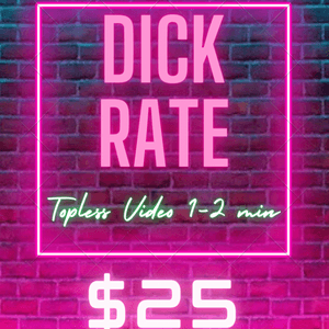 Topless Video Dick Rate