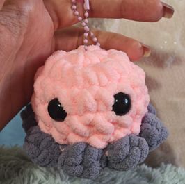 Baby Octopus crochet keychain