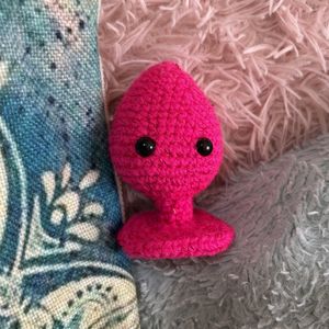 Crochet plushy mini plug handmade