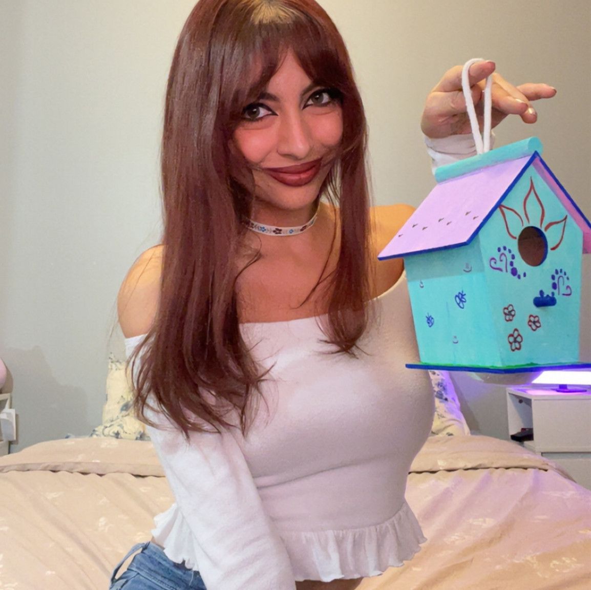 Birdhouse painted by Chloe