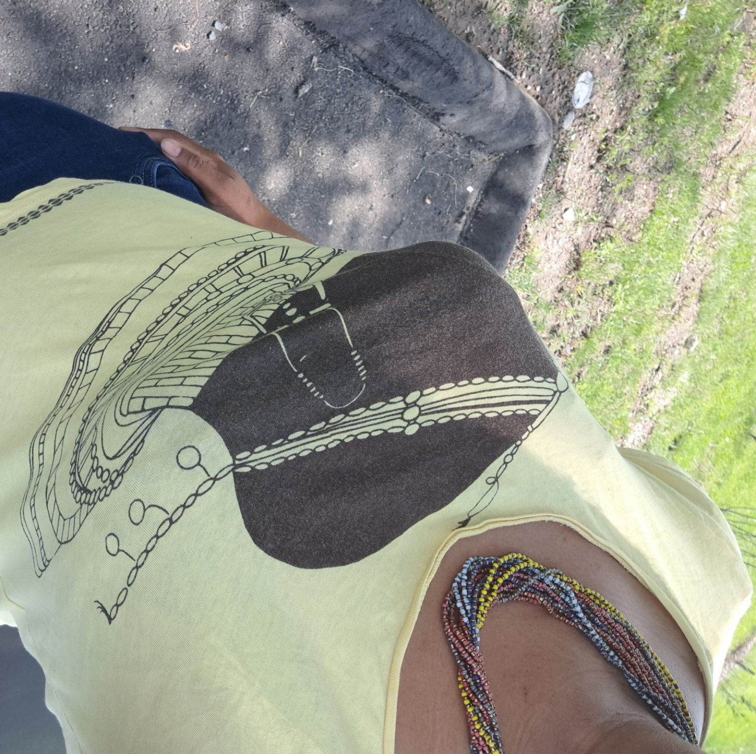 Not So Mellow Yellow Tshirt Super Strong Pit Scent