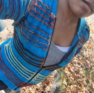 Awesome Blue Hippie Hoodie
