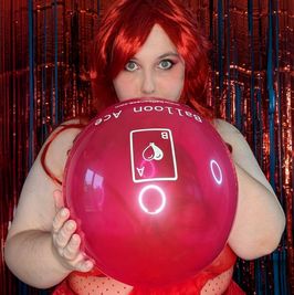 Random inflated and then deflated balloon