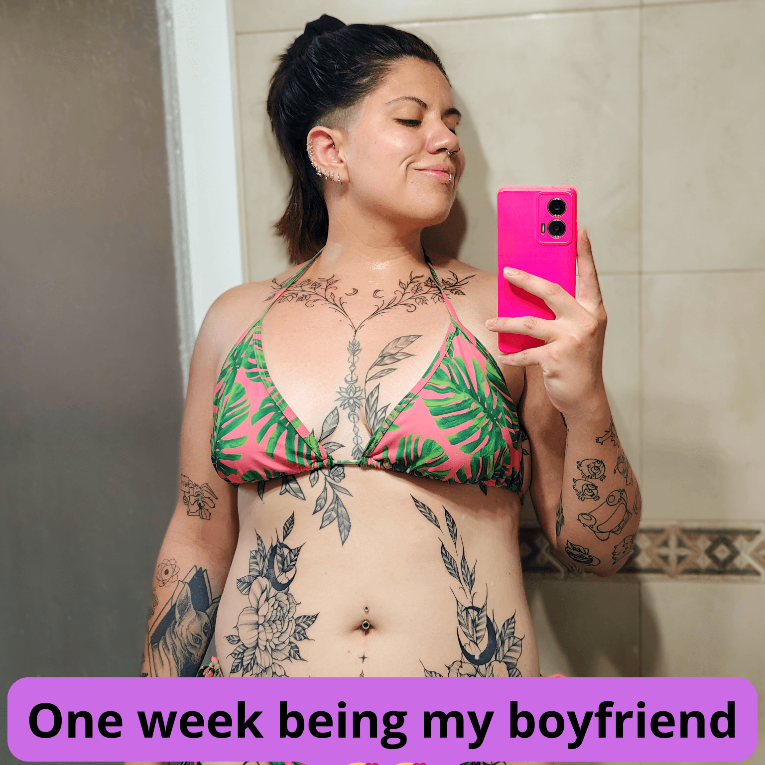 One week being my boyfriend