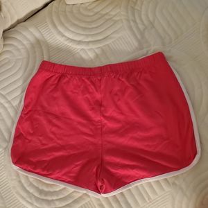 Pink Hot Pants with White Trim