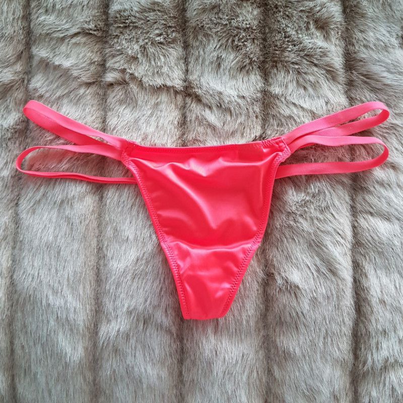 Victorias Secret Satin Orange GString