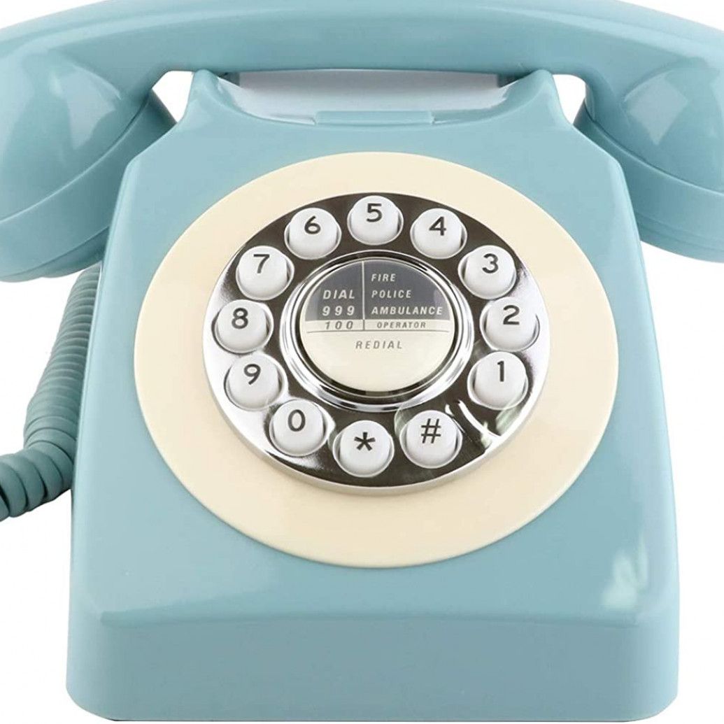 I just love my blue phone