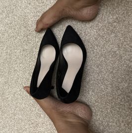 Sexy time velvet heels!