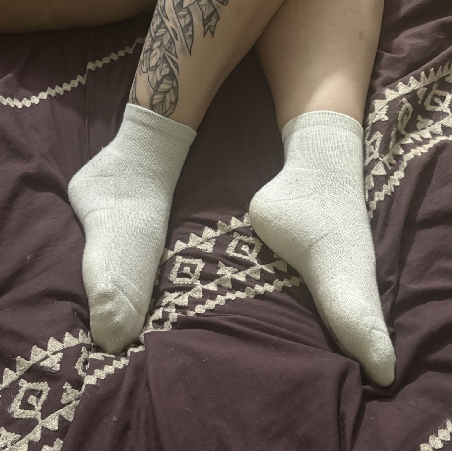 My freshly worn sock