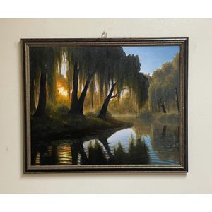 16 in x 20 in unframed oil painting