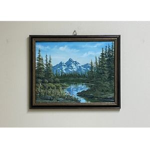 11 in x 14 in unframed Alaskan summer oil painting