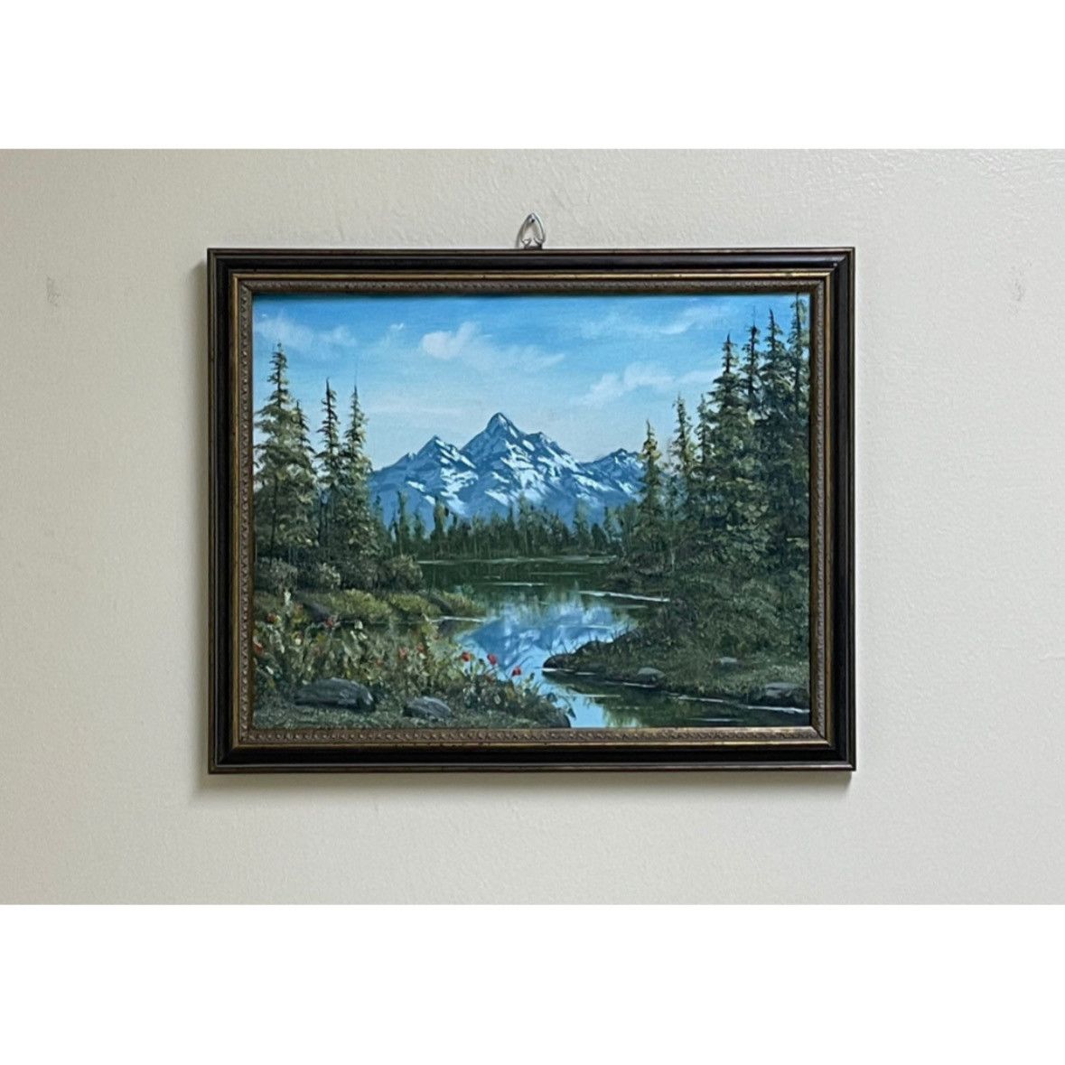 11 in x 14 in unframed Alaskan summer oil painting