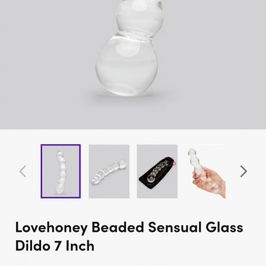 My first glass dildo