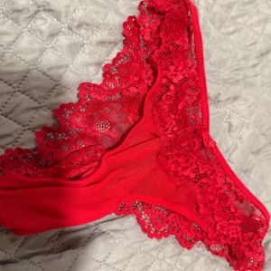 Red panties