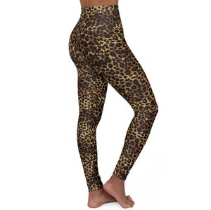 Leopard Print Spandex Leggings